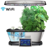 AeroGarden Bounty Elite Wi-Fi with Gourmet Herb Seed Pod Kit