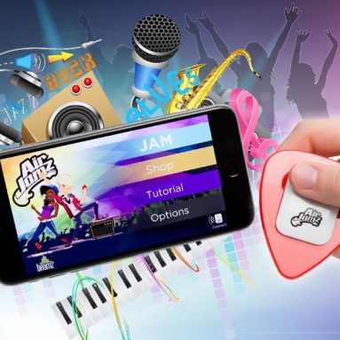 AirJamz App-Enabled Bluetooth Music Toy, Electric Air Guitar