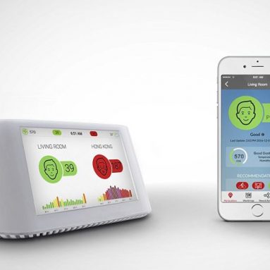 AirVisual Node Air Quality Monitor, High Accuracy Laser PM2.5 Particle Sensor