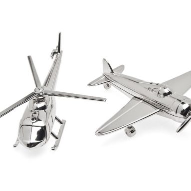 Airplane Dinnerware Airplane Chopper Salt and Pepper