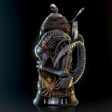 Aliens Four Stages of Fear Collectible Stein with Chest Burster Xenomorph Topper