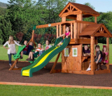 All Cedar Wood Playset Swing Set