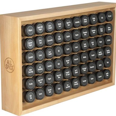 AllSpice Wooden Spice Rack