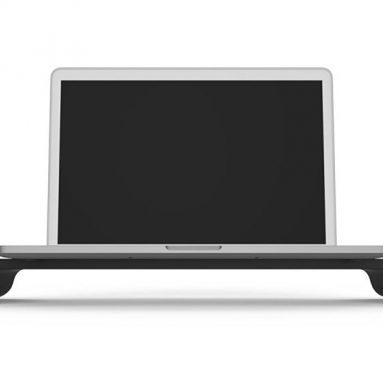 Aluminum Monitor Stand Riser with High-Speed 3.0 USB Hub