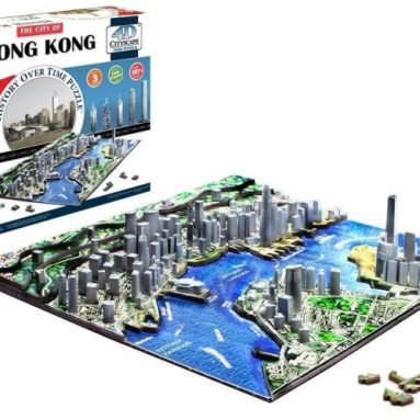 4D Cityscape Hong Kong Skyline Puzzle