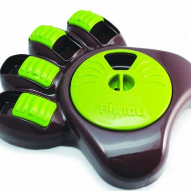 Interacive Dog Bowl, Brown/Green