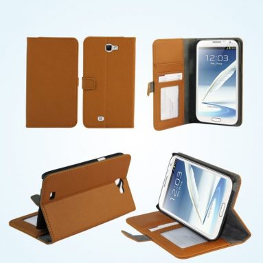 Brown Case for Samsung Galaxy Note 2 Note II N7100