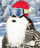 Men’s Santa White Mask