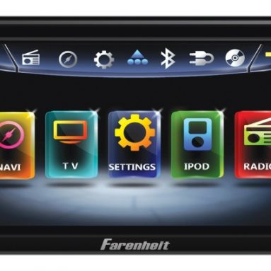 Double DIN Multimeadia Indash Source with 6.5-Inch Screen