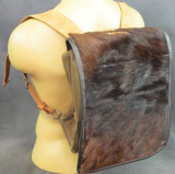 Cowhide Backpack with Shoulder Straps