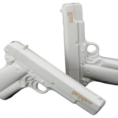 Gun Salt and Pepper Shakers