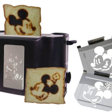 Vintage Mickey Toaster in Retro Bread Box