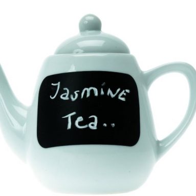 Ceramic Teapot Talk with Chalk