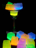 Set of 25 Assorted Glowing Ice Cubes