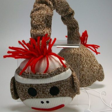 Sock Monkey Headphones