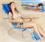 Super Deluxe Padded 3 in 1 Beach Chair / Lounger