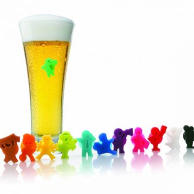 Football Friends Drink and Wine Glass Markers