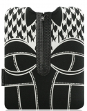 Cat Bra iPad / 10″ Neoprene Sleeve in Black & White