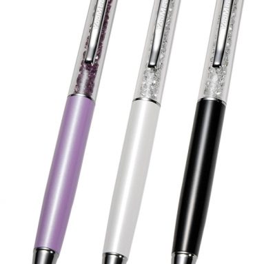 2-in-1 Touchscreen Stylus and Ballpoint Pen with Swarovski Crystals