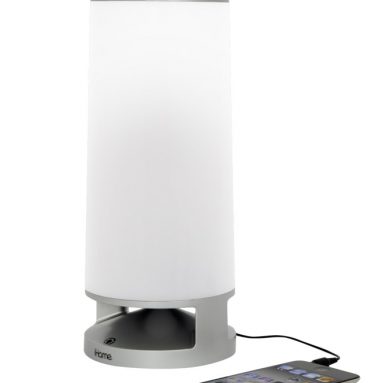 iPad/iPod/iPhone Speaker/LED Dimmable Table Lamp