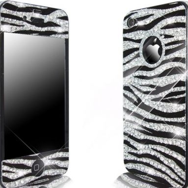 iPhone 4S / 4 Novoskins Crystal Zebra Skin