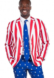 American Flag Suit Blazer and Pants – Patriotic Suit Outfit