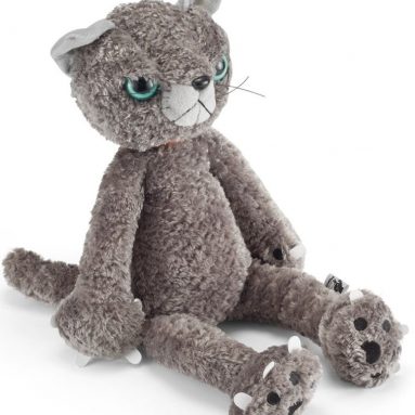 Angry Cat Plush Puppets Doll Stuffed Animal Toy