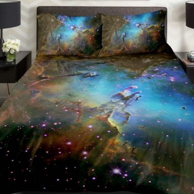 Anlye Galaxy Quilt Cover 3d Printing Galaxy Duvet Cover