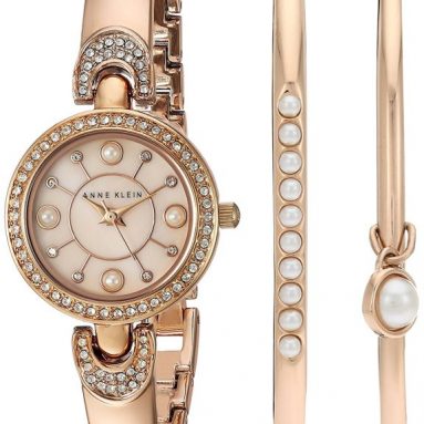 Anne Klein Women’s Quartz Metal and Alloy Dress Watch