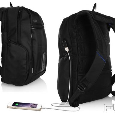 Anti-Theft, Durable, USB Power Bank Enabled Business Backpack