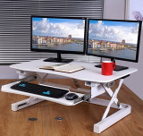 ApexDesk ZT Series Height Adjustable Sit to Stand Electric Desk Converter
