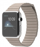 Apple 42MM LargeWatch Stainless Steel Case – SteelStone Leather Loop