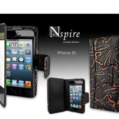 Apple iPhone 5 / 5S Piel Frama Black Nspire Leather Wallet
