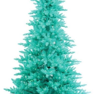 Aqua Lights Christmas Tree