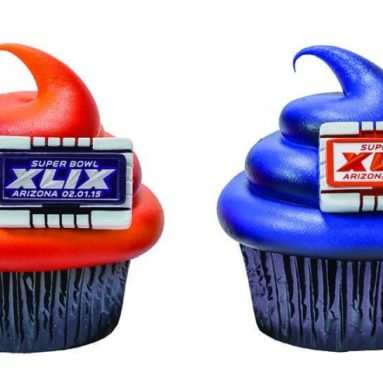 Arizona 2015 NFL Super Bowl XLIX Stadium Cupcake Rings