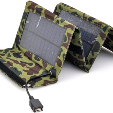 Army Style Camouflage Folding Solar Panel for Outdoors