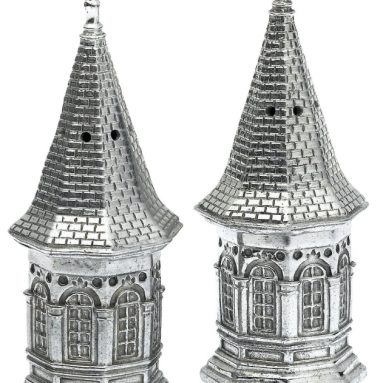 Arthur Court Kentucky Derby Spire Salt and Pepper Set