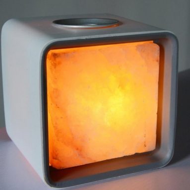 Ascent Himalayan Salt Lamp Natural Crystal Air Purifier and Ionizer