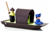 Asian Rowboat Design Desktop Accessory Hand Tape Dispenser