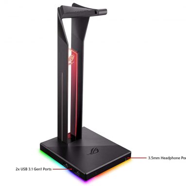 Asus ROG Throne Qi Gaming Headset Stand with Integrated 10W Wireless Qi Charging