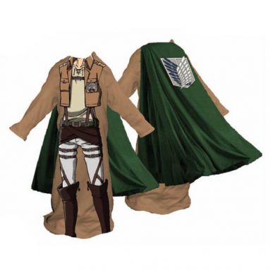Attack on Titan Survey Corps Male Snuggler Blanket