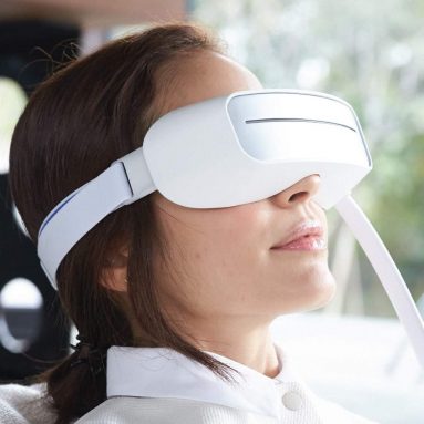 Cooling and Heated Water-Propelled Eye Massager