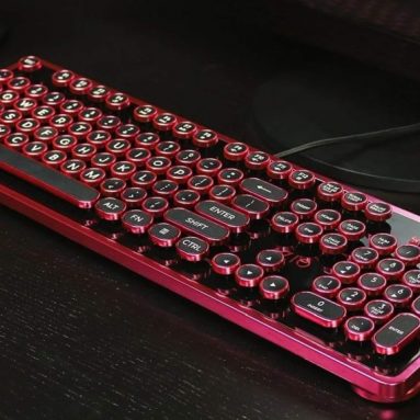 Azio USB Typewriter Inspired Mechanical Keyboard