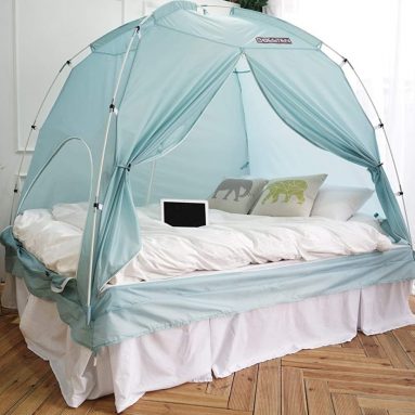 BESTEN Floorless Indoor Privacy Tent on Bed for Warm and Cozy Sleep