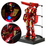 Iron Man with Plasma Cannon and Vibroblade Re: Edit Light-Up Action Figure, Not Mint