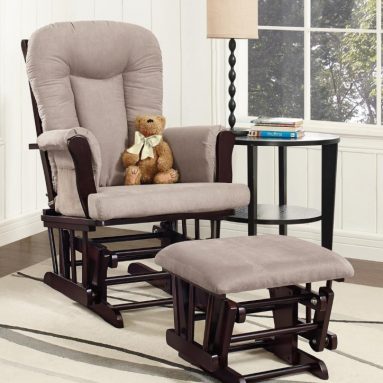 Baby Relax Glider Rocker and Ottoman