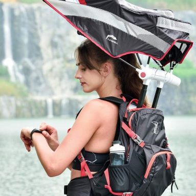 Backpack with handsfree Retractable Umbrella