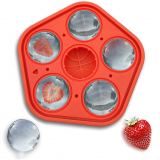 Ball Ice Cube Trays-Silicone Sphere Ice Mold-Flexible Ice Ball Molds