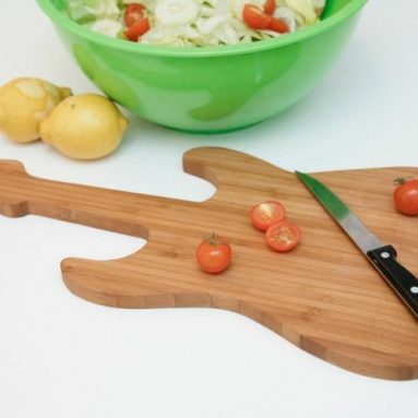Bamboo Guitar Cutting Board