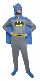 Batman Adult Hooded One Piece Pajama